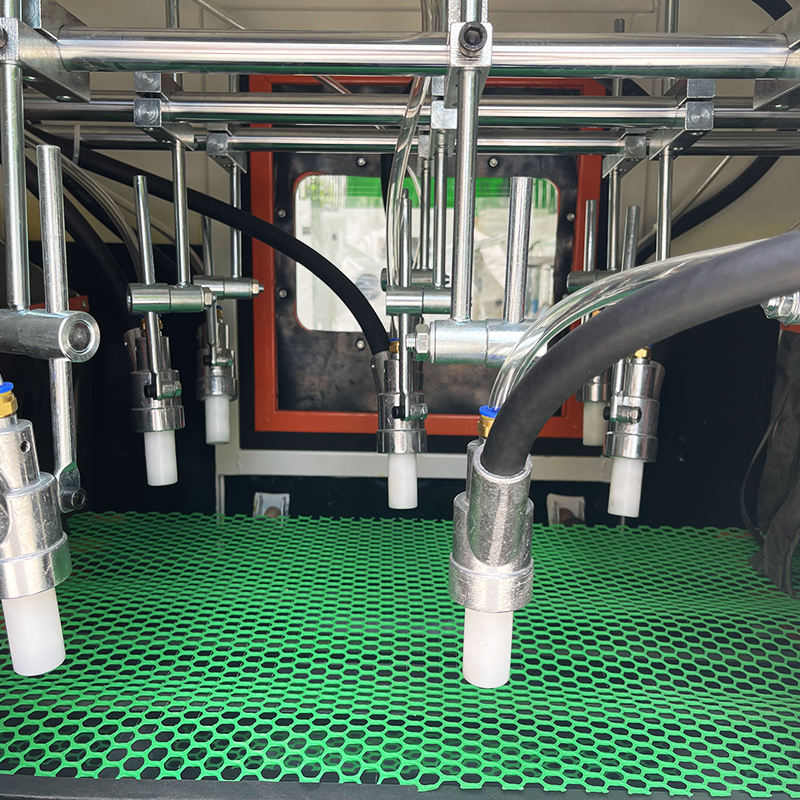 Popular Automatic Wet Conveyor Sandblasting Cabinet, Dust-Free Surface Stripping & Cleaning, Built-in PLC & Pump Core Components - Bornjx Machinery
