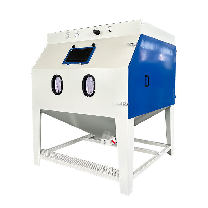 Industrial Manual Dry Rust Removal Sandblaster for Metal, Built-in Motor, Easy Operation, 380V/220V Dual Voltage - Bornjx Machinery