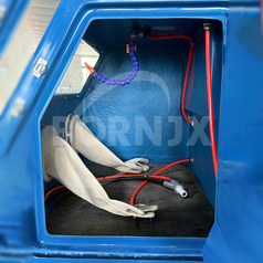 BN-9070 FRP Wet Sandblaster, Manual Operation for Mixing, Sandblasting, Polishing & Grinding - Bornjx Machinery