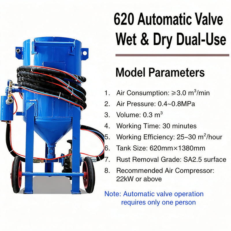 Wholesale Manual High-Pressure Polishing Sandblasting Pot