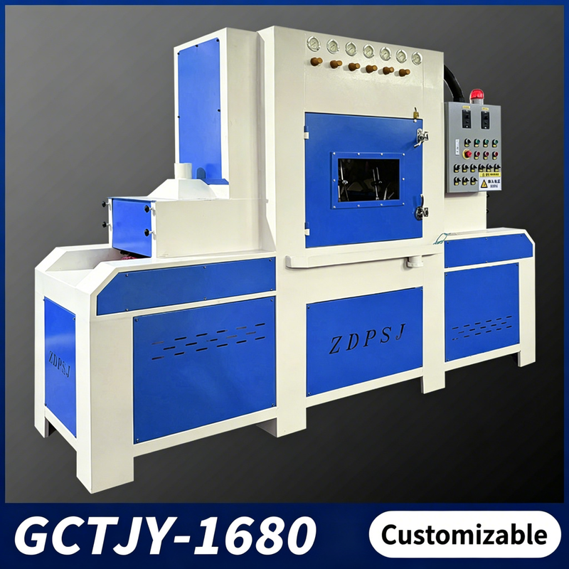 PLC Controlled Automatic Dry High-Efficiency Steel Grit Sandblaster for Metal Phone Cases, Glass & Engine Conveying Systems