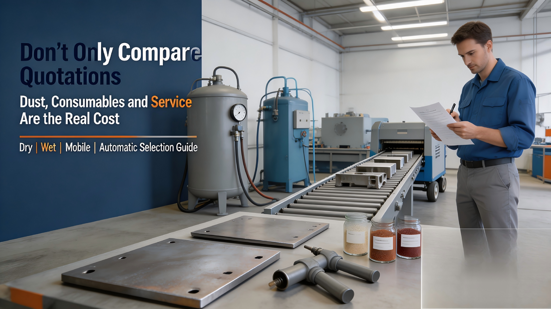 Don’t Only Compare Quotations When Buying Sandblasting Machines! - Bornjx Machinery