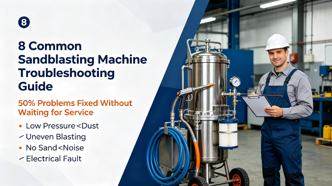 8 Common Sandblaster Fault Troubleshooting Guide - Bornjx Machinery