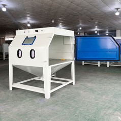 Industrial Manual Dry Rust Removal Sandblaster for Metal, Built-in Motor, Easy Operation, 380V/220V Dual Voltage - Bornjx Machinery