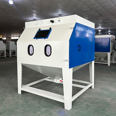 Industrial Manual Dry Rust Removal Sandblaster for Metal, Built-in Motor, Easy Operation, 380V/220V Dual Voltage - Bornjx Machinery