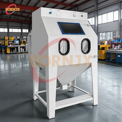 Industrial Eco-Friendly Dry Sandblaster with Cyclone Separator Motor for Dust Removal & Sand-Stone Separation - Bornjx Machinery