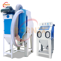 Industrial Eco-Friendly Dry Sandblaster with Cyclone Separator Motor for Dust Removal & Sand-Stone Separation - Bornjx Machinery