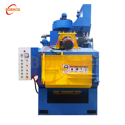 Automatic Crawler Shot Blasting Machine, For Steel Shot & Cast Aluminum Alloy Wheels of Motors, Equipped with 7.5/11kW Engine - Bornjx Machinery