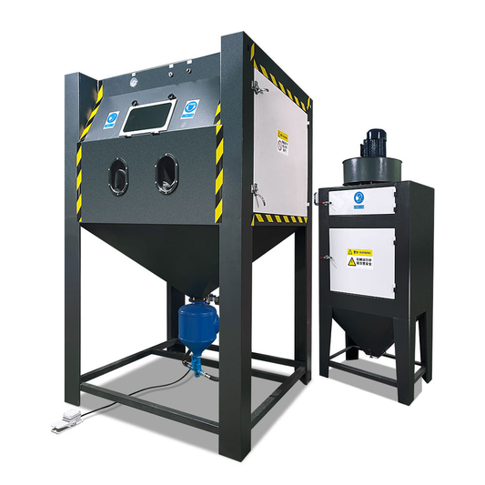 Small Manual Dry High-Pressure Sandblaster, 22KW, Efficient & Easy to Use for Metal Rust & Paint Stripping, Surface Cleaning - Bornjx Machinery