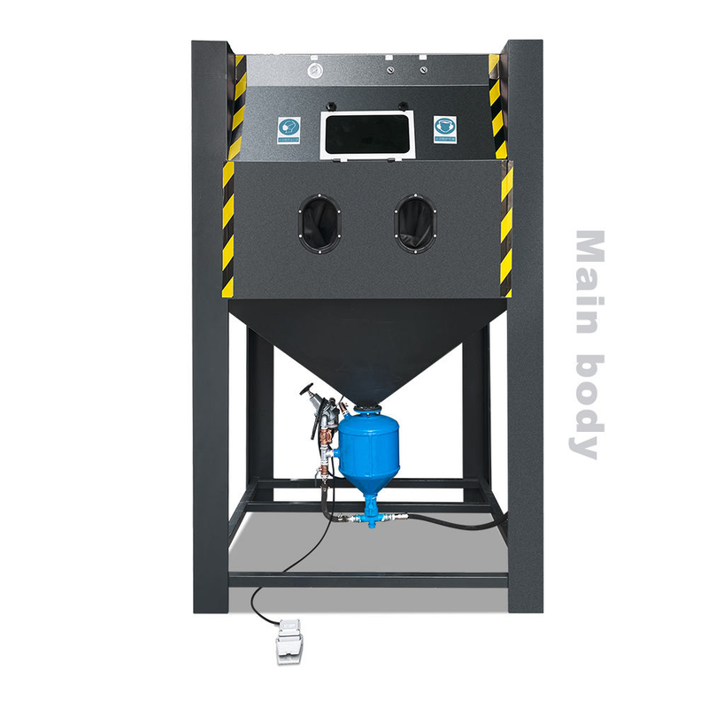 Small Manual Dry High-Pressure Sandblaster, 22KW, Efficient & Easy to Use for Metal Rust & Paint Stripping, Surface Cleaning - Bornjx Machinery