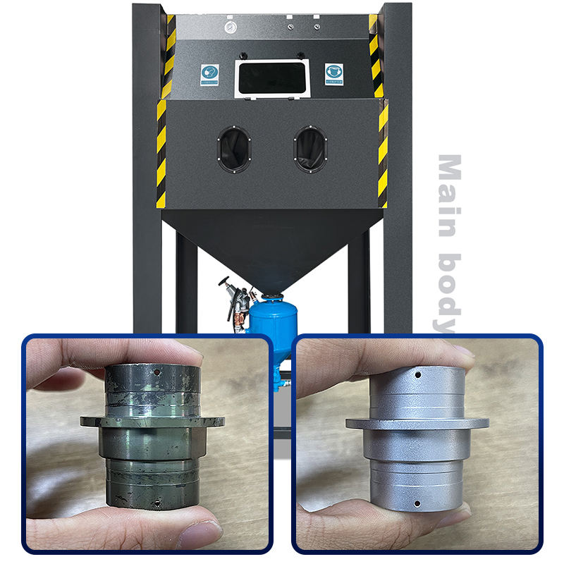 BORNJX BN-900600 PLC Sandblasting Cabinet, Multi-Voltage, Easy Operation & High Precision, Complete Quality Guarantee Manual Included - Bornjx Machinery