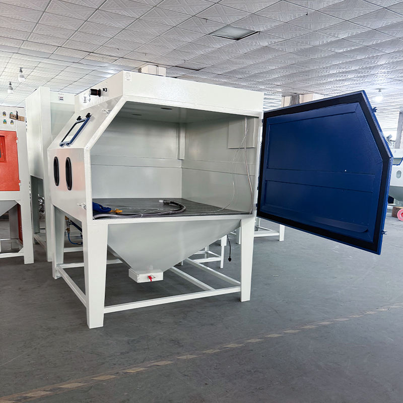Wholesale Portable Dry & Wet Automatic Sandblaster with PLC Components, For Manual Surface Cleaning - Bornjx Machinery