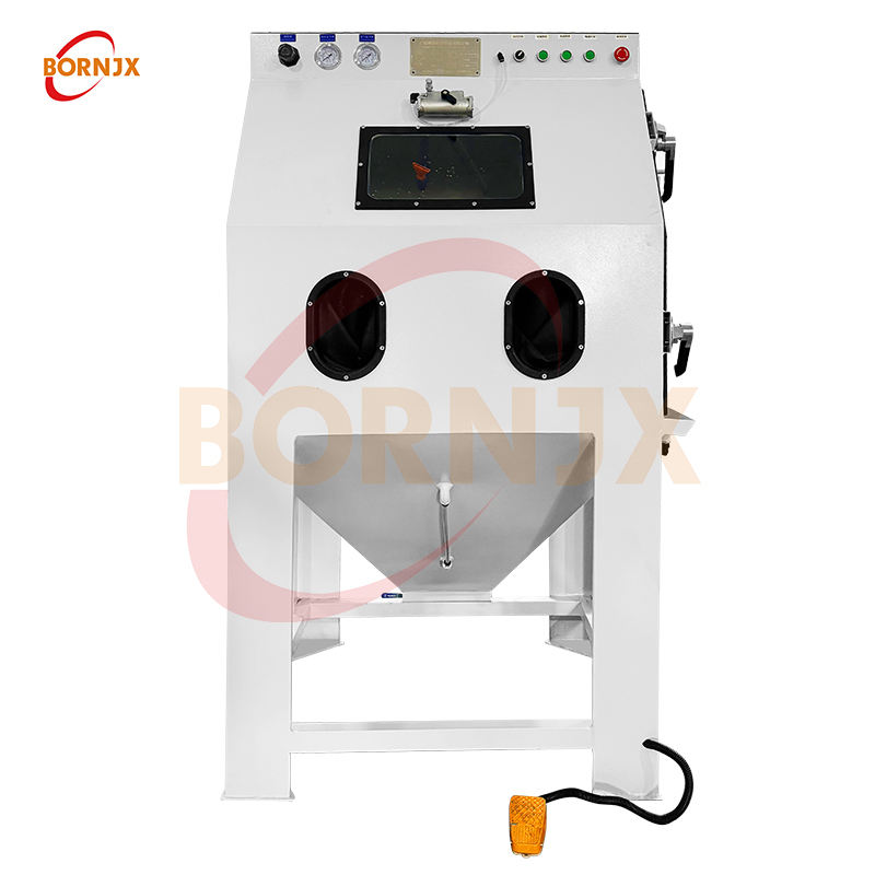 Industrial Dust-Free Manual Wet Sandblaster, Water Vapor Sandblasting Cabinet for Molds - Bornjx Machinery