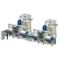 High Pressure Automatic Conveyor Sandblaster, Engine Sandblasting Equipment for Industrial Production Lines - Bornjx Machinery
