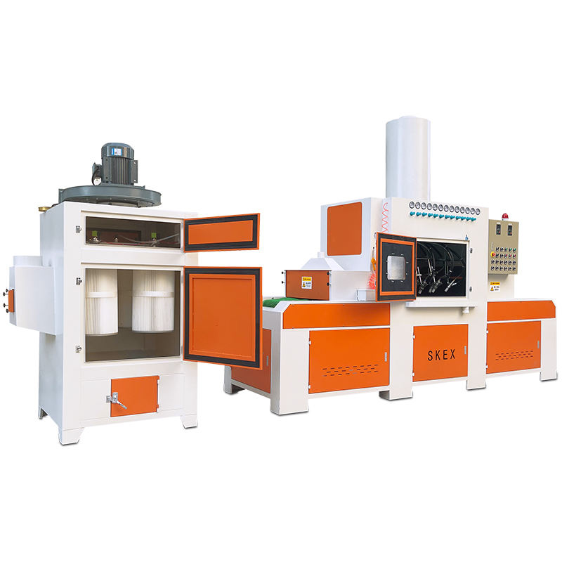 High Pressure Automatic Conveyor Sandblaster, Engine Sandblasting Equipment for Industrial Production Lines - Bornjx Machinery